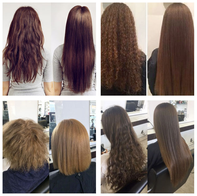 resutlado Alisado con Ácido Hialurónico y Keratina