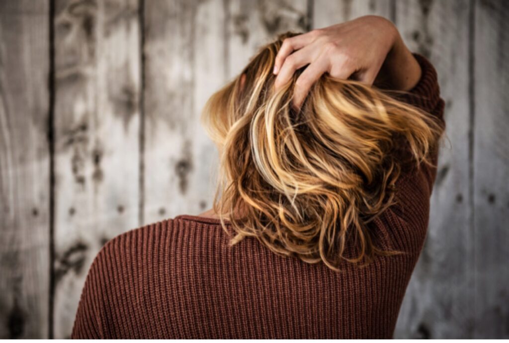 Mechas babylights en las palmas